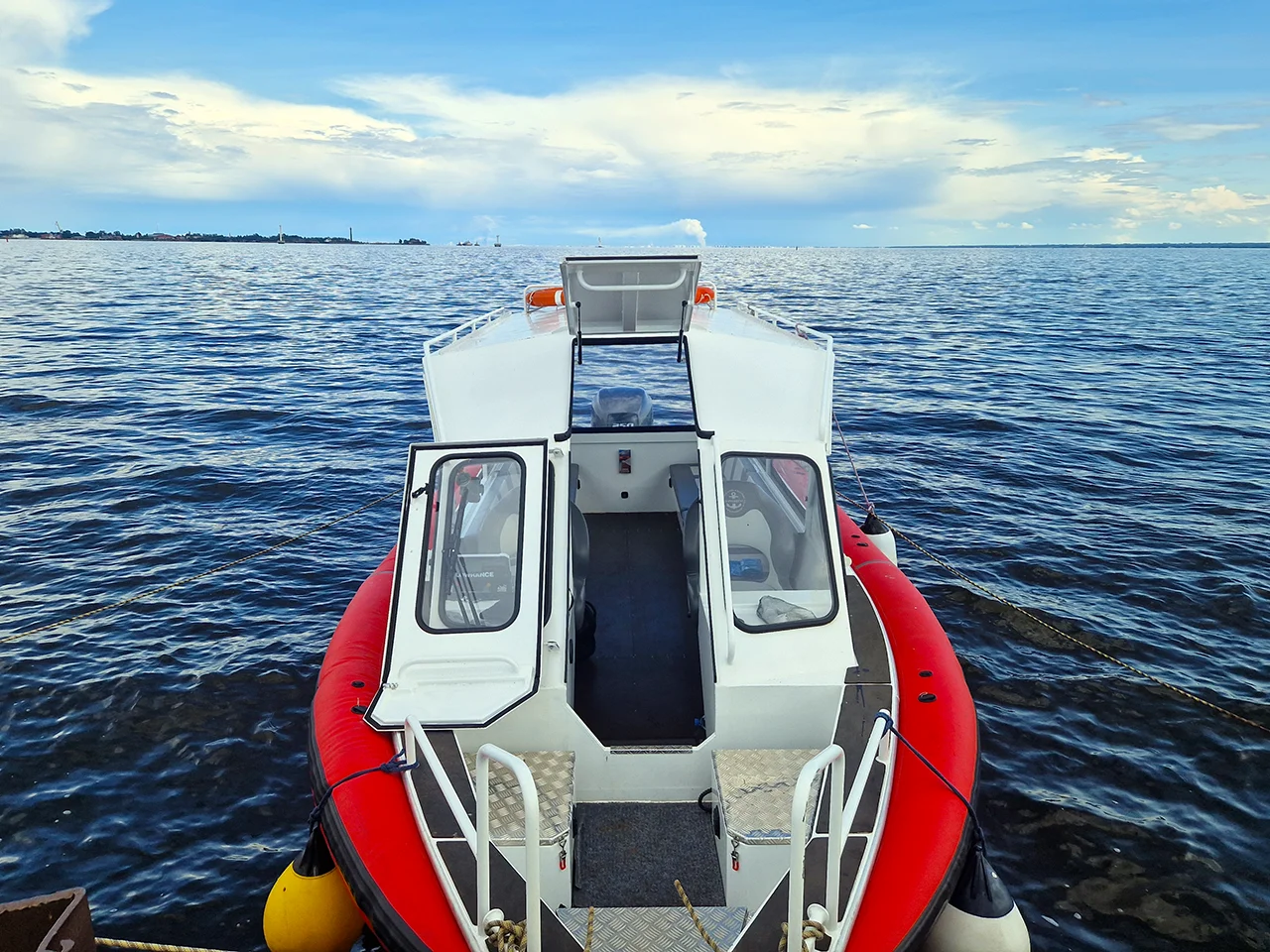 Летняя открытая трансформация катера SeaFort